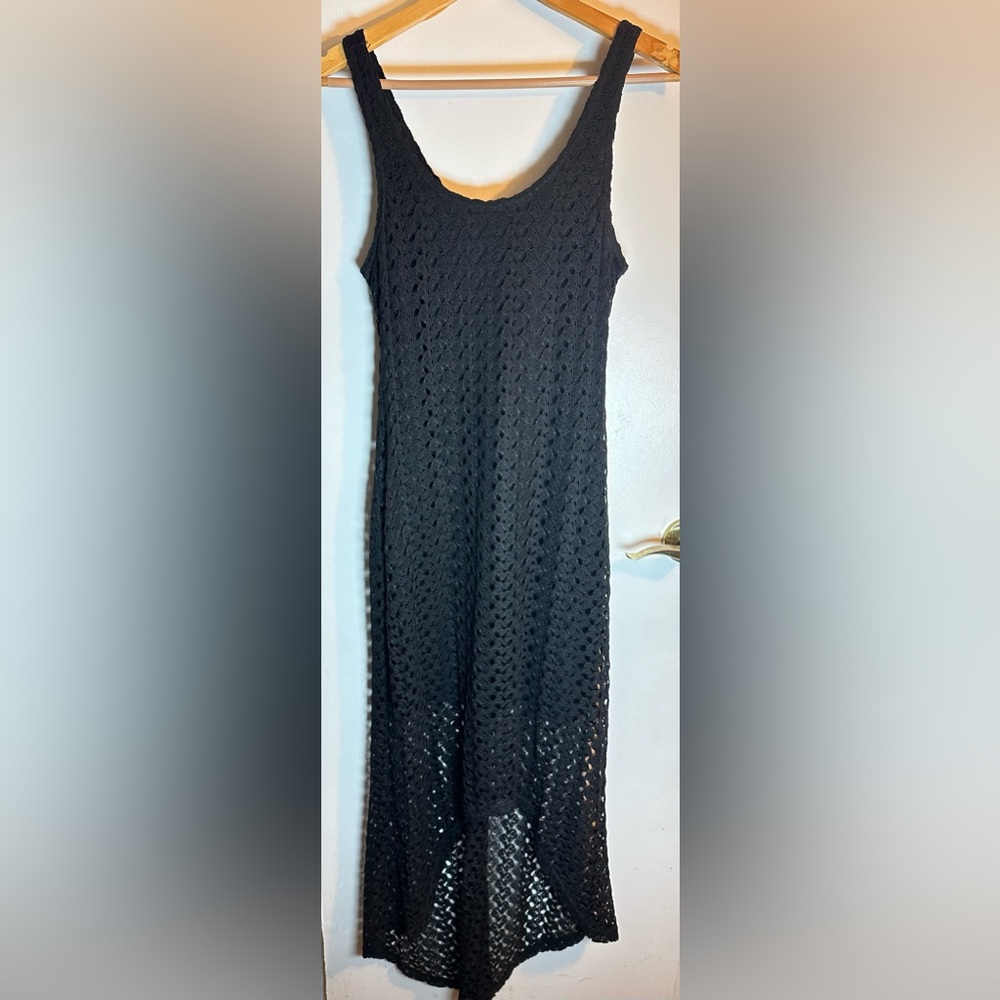 New beautiful Black crochet dress Size Medium